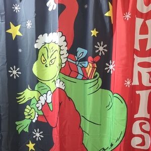 Whimsical Holiday Grinch Backdrop